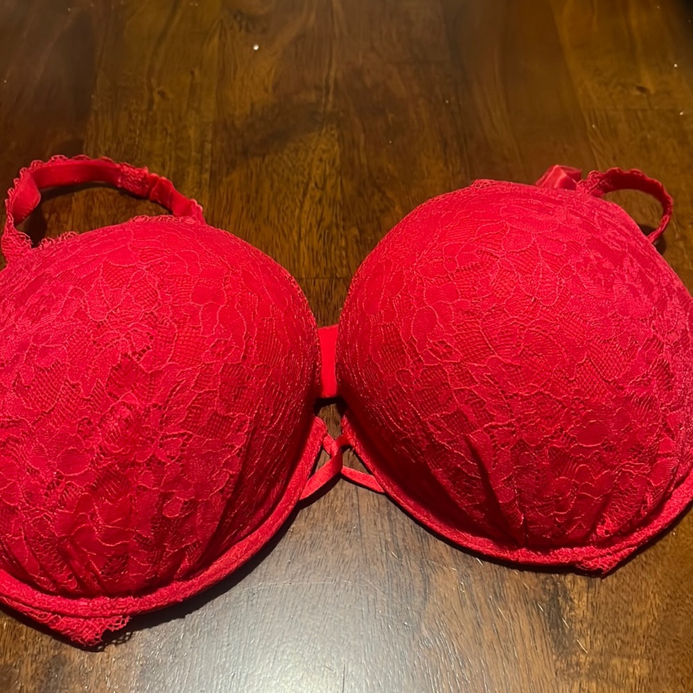 Woman push up bra